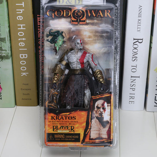 18cm NECA Toys Game God of War 4 Kratos PVC Action Figure Ghost of Sparta Kratos Collectible Model Doll Toy 7" Scale