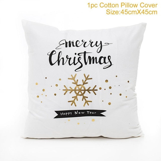 Home Christmas Decorative Couch Pillow Cases