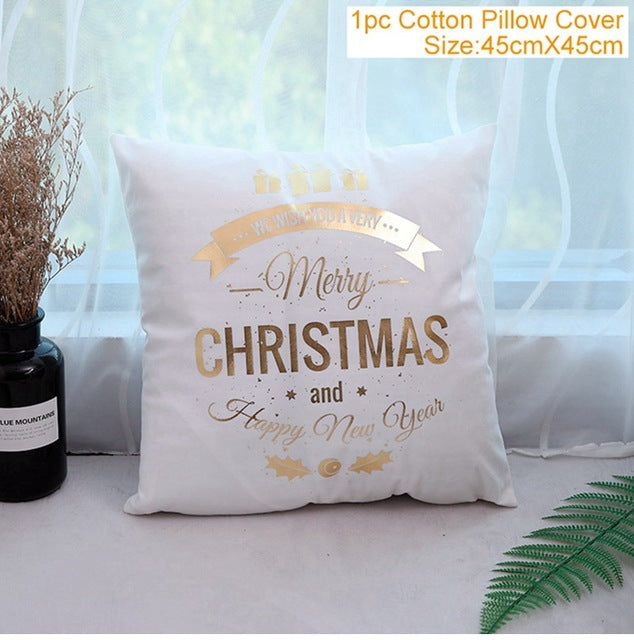 Home Christmas Decorative Couch Pillow Cases