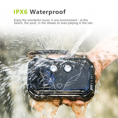 Outdoor Bluetooth V4.0 Speaker Waterproof IPX6 Portable Wireless Speaker