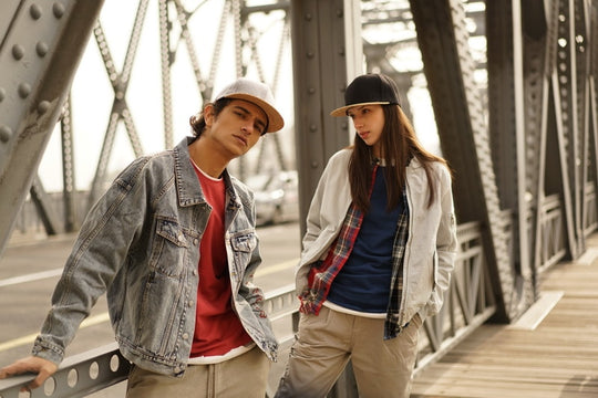 Classic Solid Color Cork Brim Snapback