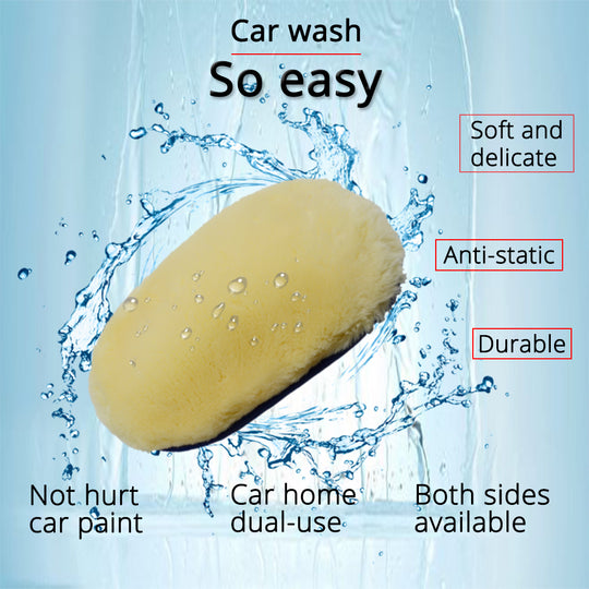 Soft Wool Brush Car Washing Glove