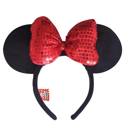 Minnie Mouse Ears Headdress Bow Headband