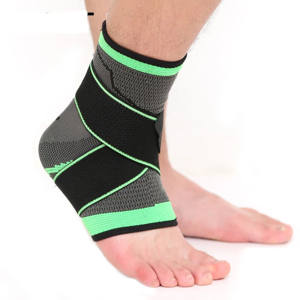 Elastic Adjustable Nylon Ankle Support Strap Brace
