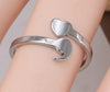 Women's Semicolon Ring Mental Health Ring Inspirational Adjustable