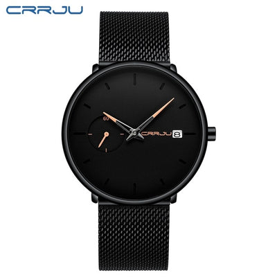 Men's Luxury Water Resistant Sport Ultra Thin Dial Quartz Watch