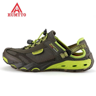 Men's and Women's Outdoor Leather Mesh Breathable Sandals