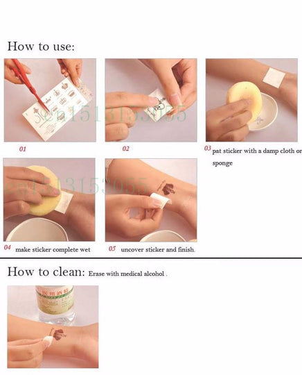 Temporary Full Sleeve Waterproof Tattoo