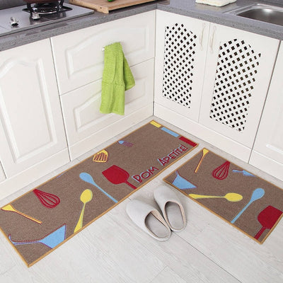 Absorbent Non-Slip Kitchen Floor Mats
