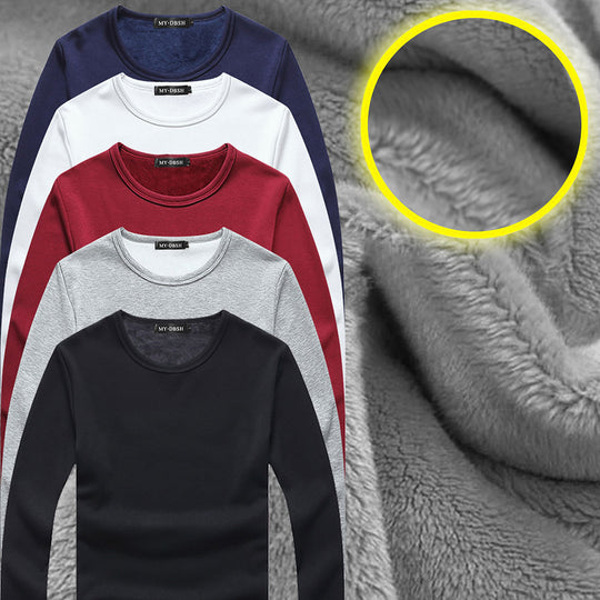 Men's Thermal Long Sleeve Pullover Shirt