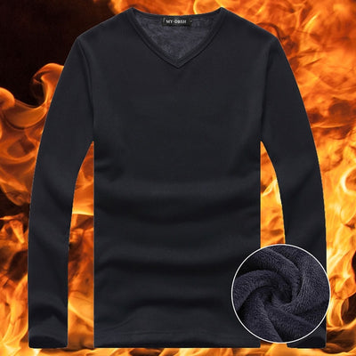 Men's Thermal Long Sleeve Pullover Shirt