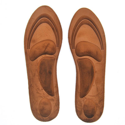 Brown 4D Orthopedic Memory Foam Arch Support Insoles