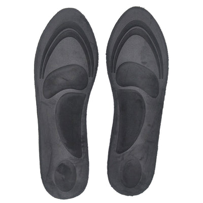 Black 4D Orthopedic Memory Foam Arch Support Insoles