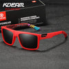 Men's Sports Sunglasses Polarized UV400 Square Frame and Cleaning Cloth