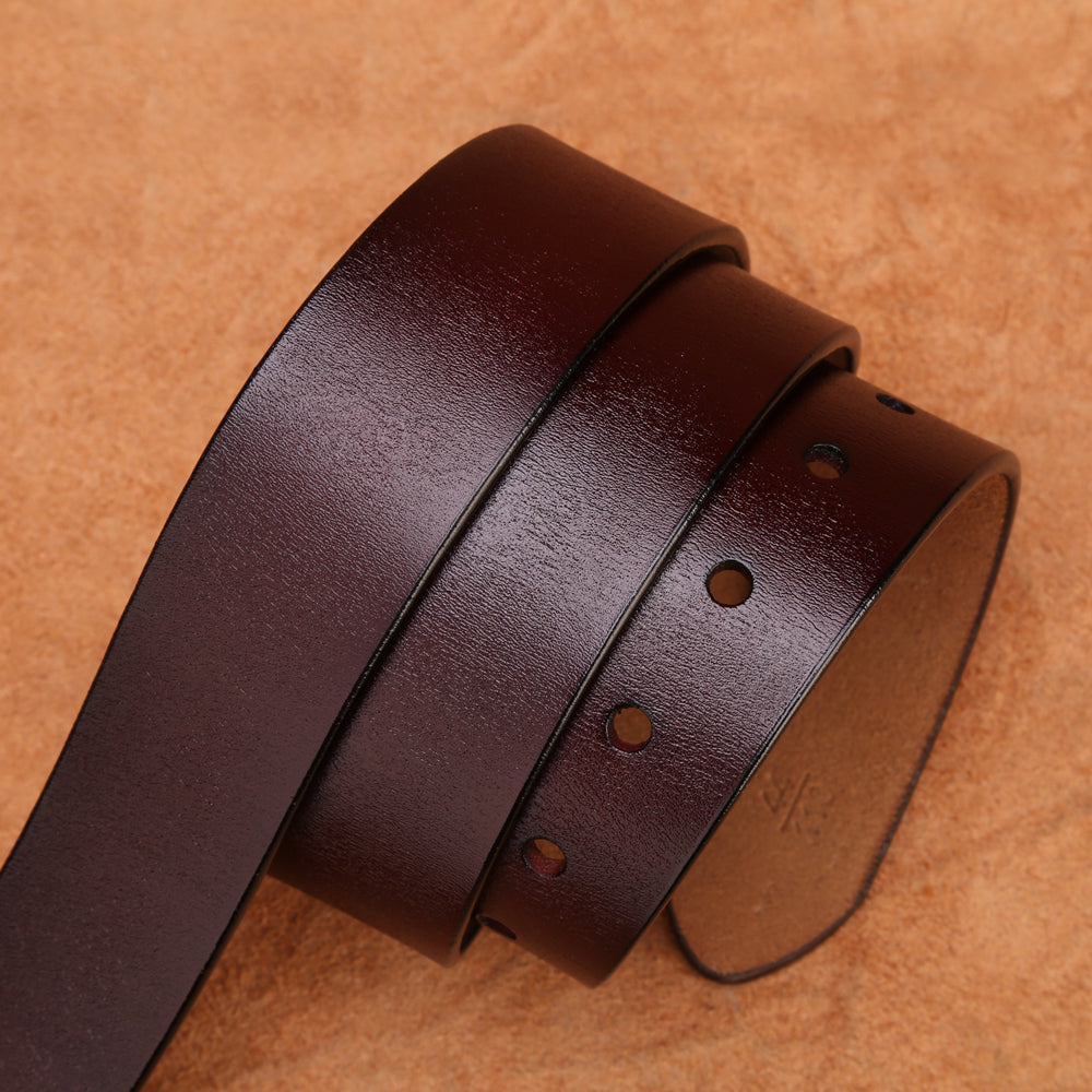 Men’s High Vintage Denim Leather Belt