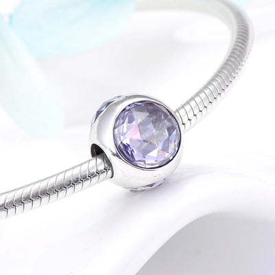 Women's Bracelet or Necklace Charms 925 Sterling Silver Beads Clear CZ Fit Original Pandora Bracelet Bangles