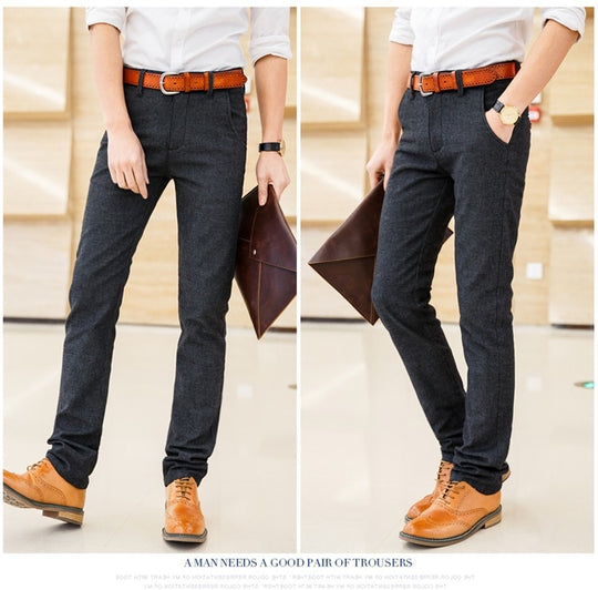 Men's Casual Slim Business Pants