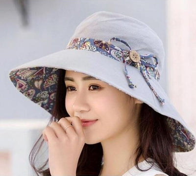 Women's Summer Sun Hat Upf +50 Reversible