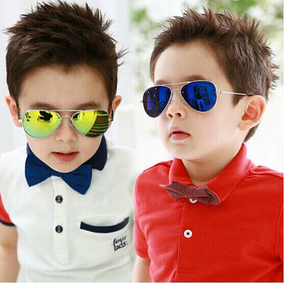 Baby Boys Kids Sunglasses Pilot Style 100%UV Protection
