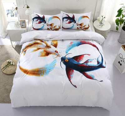 Animal Couple Bedding Sets Duvet and Pillow Shams