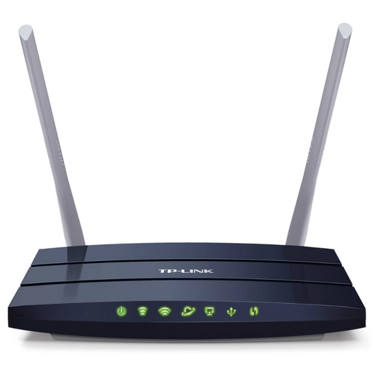 Dual-band WiFi Router TP-Link Archer AC1200 Reliable (Renewed)