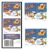 USPS Santa & Sleigh 2012 Forever Stamps - Booklet of 20 Postage Stamps