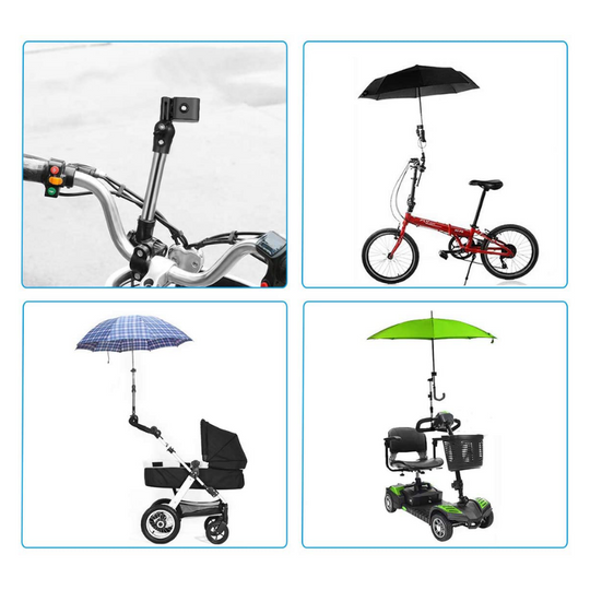 Adjustable Umbrella Mount Stand For Bike, Stroller, Wheel Chair, Golf Cart