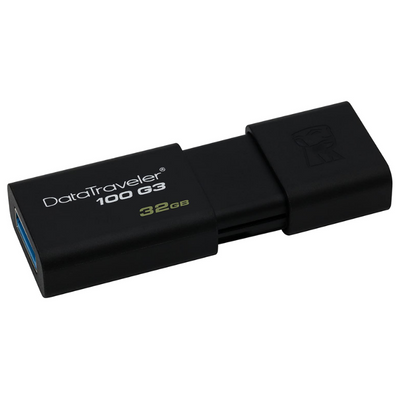 3 Pack Kingston 32GB USB 3.0 Black DataTraveler 100 G3