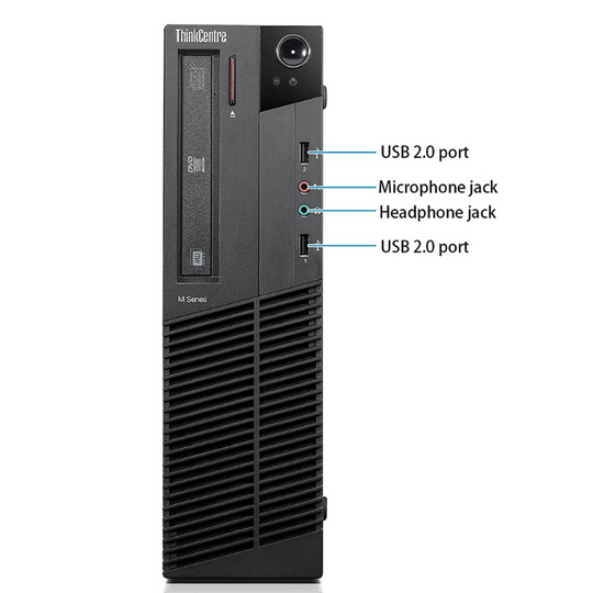 Lenovo ThinkCentre M92p Business Desktop Computer - Intel Core i7 Up to 3.9GHz, 16GB RAM, 480GB SSD, Windows 10 Pro (Renewed)