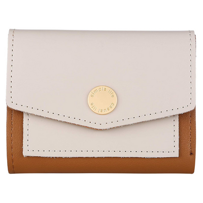 Women's Tri-Fold PU Leather Clutch Wallet