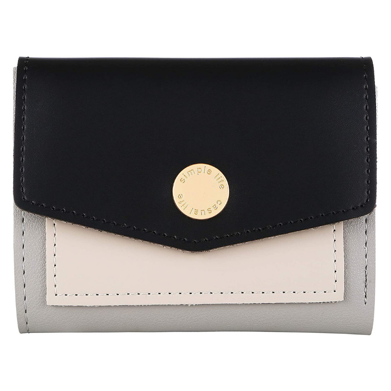 Women's Tri-Fold PU Leather Clutch Wallet