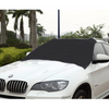 Premium Windshield Snow Cover and Sun Shade Protector - Windproof Magnetic Edges - No More Scraping!